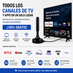 Antena De TV Magnética Portátil TvMax™ [TRANSMITE TODOS LOS CANALES EN FULL HD 4K]
